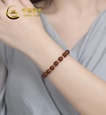 PULSERA DE AGATA EN ROJO VINO