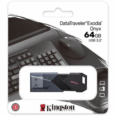 [DTXON/64GB] USB KINGSTON DATATRAVELER EXODIA 64GB NEGRO