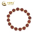 [PA-ROJO-VINO] PULSERA DE AGATA EN ROJO VINO