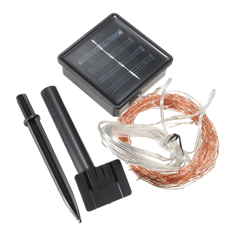 [S-XMAS-5-COLOR] LUCES NAVIDEÑAS SOLAR 5M COLOR (REMATE)