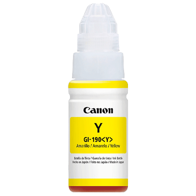 [CNN-GI190Y] CANON GI-190Y - TINTA PARA IMPRESORA COLOR AMARILLO