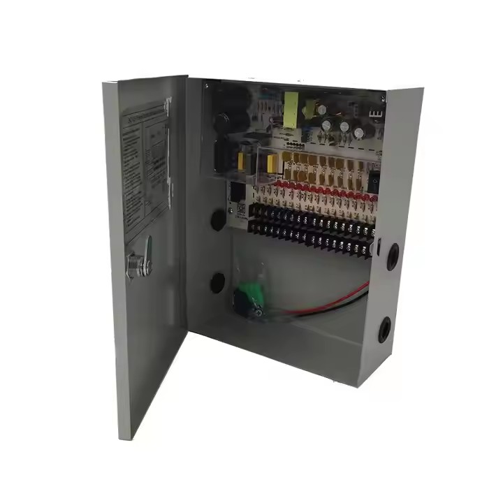 [CASE-PSU-12V30A] CAJA DE DISTRIBUCION CON FUENTE 12V - 30A