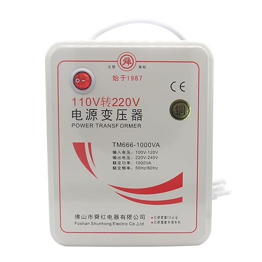 [TM666-1000VA] TRANSFORMADOR DE VOLTAJE 220V A 110V  TM666-1000VA