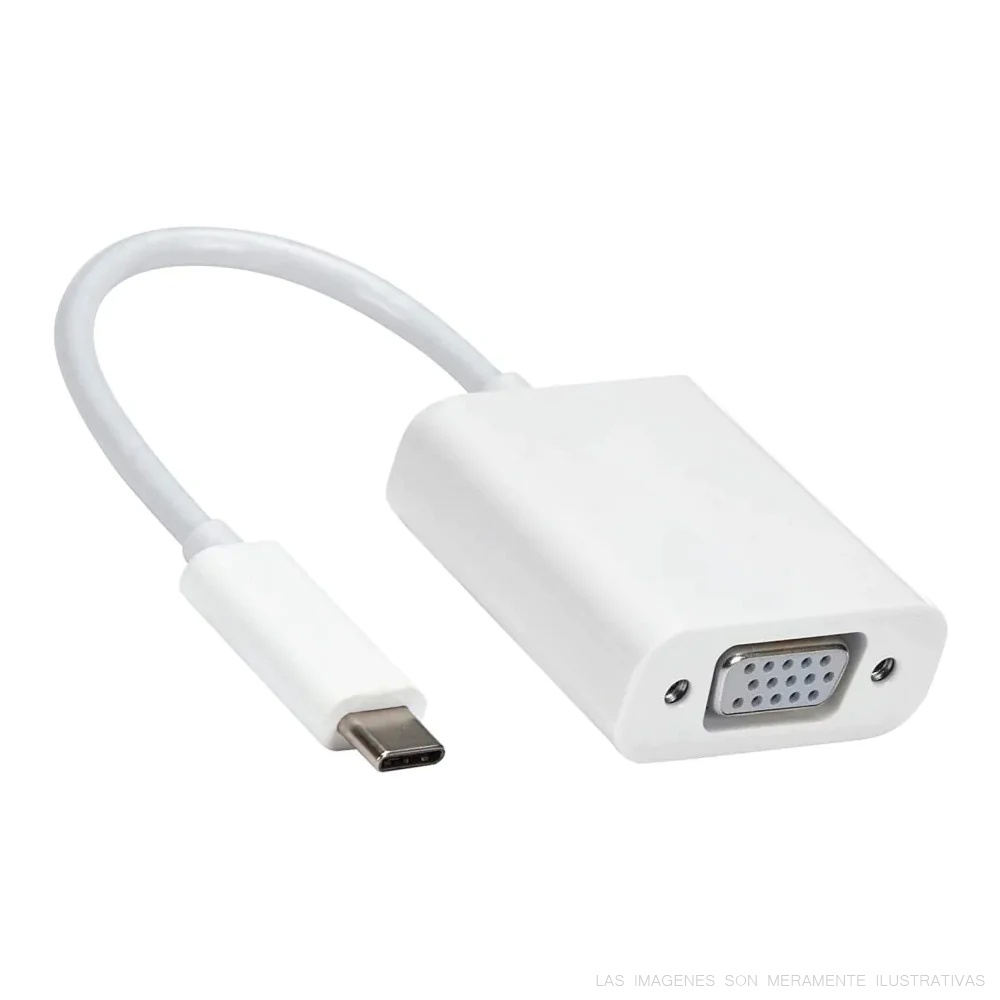 [VGA-TIPO-C] ADAPTADOR DE CABLE VGA A USB TIPO C