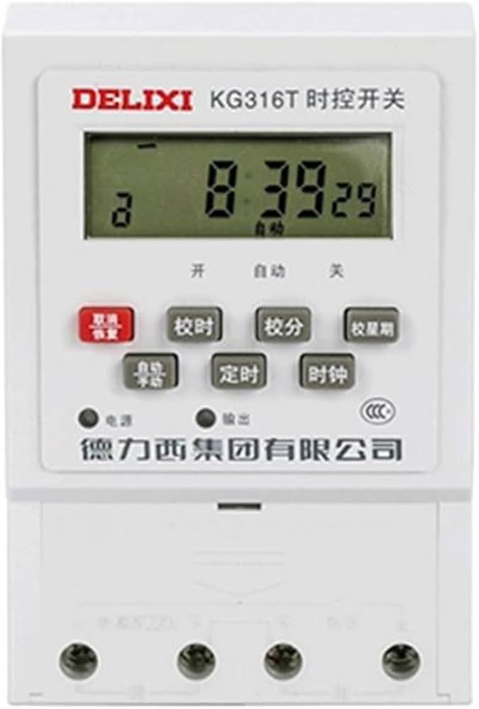 [KG316T-SWITCH] INTERRUPTOR CON TERMPORIZADOR DIGITAL 220V