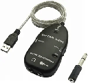 CABLE USB DE CONEXIÓN DE INTERFAZ DE GUITARRA PARA GRABACIÓN DE COMPUTADORA PC/MAC
